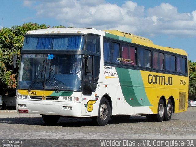 Empresa Gontijo de Transportes 15115 na cidade de Vitória da Conquista, Bahia, Brasil, por Welder Dias. Número da foto: #1518585.