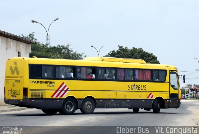 Viação Itapemirim 40313 na cidade de Vitória da Conquista, Bahia, Brasil, por Cleber Bus. Número da foto: #1517517.