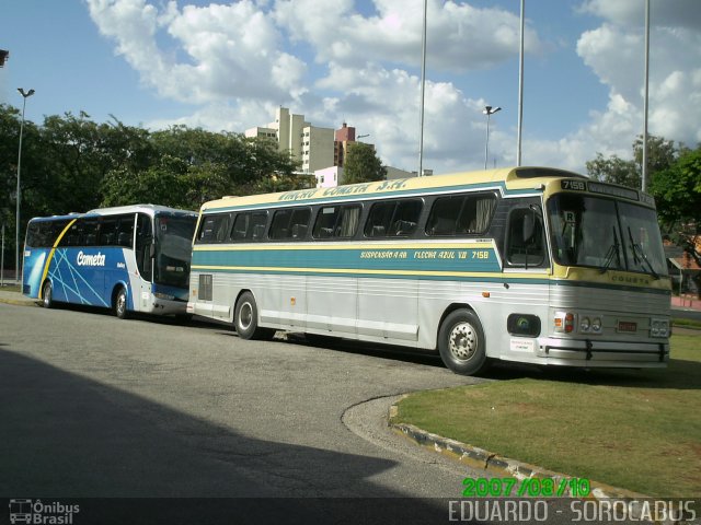 Viação Cometa 7158 na cidade de Sorocaba, São Paulo, Brasil, por EDUARDO - SOROCABUS. Número da foto: #1518643.