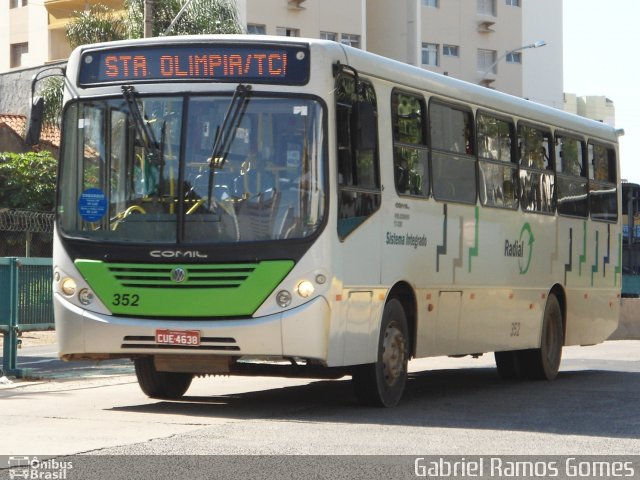 Viação Stenico 352 na cidade de Piracicaba, São Paulo, Brasil, por Gabriel Ramos Gomes. ID da foto: 1518132.