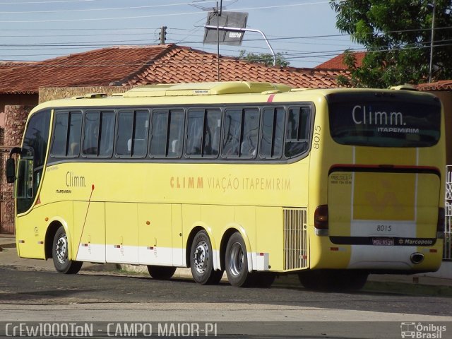 Viação Itapemirim 8015 na cidade de Campo Maior, Piauí, Brasil, por Clemilton Rodrigues . ID da foto: 1519038.