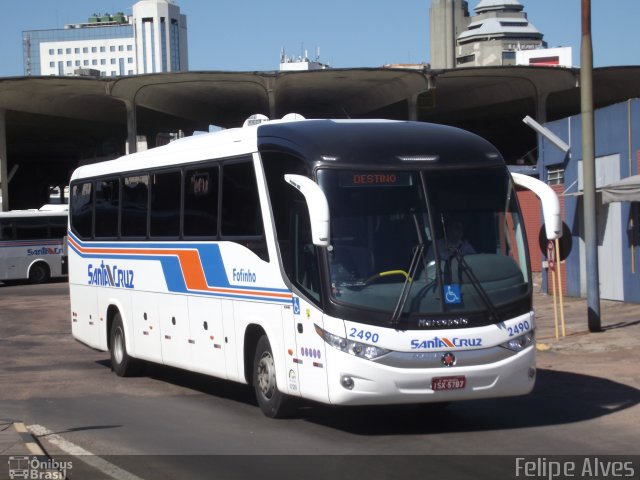 VUSC - Viação União Santa Cruz 2490 na cidade de Porto Alegre, Rio Grande do Sul, Brasil, por Felipe Alves. ID da foto: 1517605.