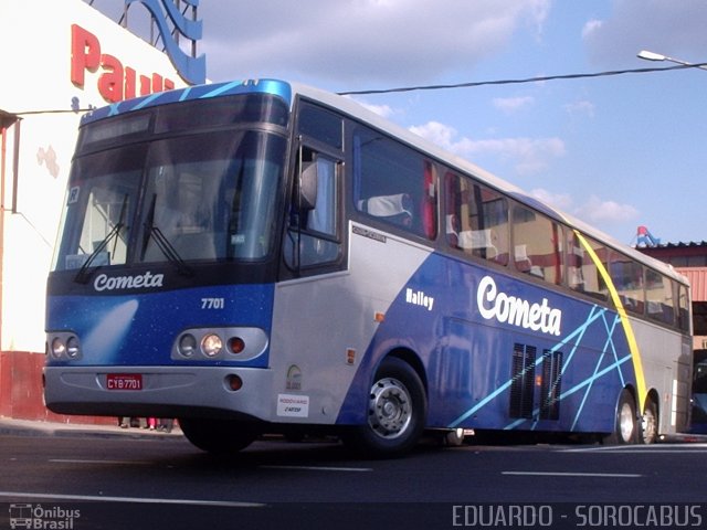 Viação Cometa 7701 na cidade de Sorocaba, São Paulo, Brasil, por EDUARDO - SOROCABUS. Número da foto: #1518606.