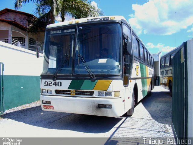 Empresa Gontijo de Transportes 9240 na cidade de Januária, Minas Gerais, Brasil, por Thiago  Pacheco. ID da foto: 1517567.