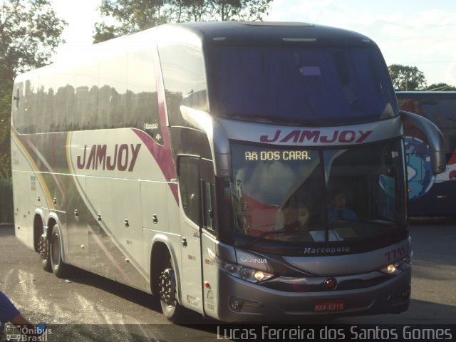 Viação Jam Joy 7711 na cidade de Palmas, Tocantins, Brasil, por Lucas Ferreira dos Santos Gomes. ID da foto: 1517028.