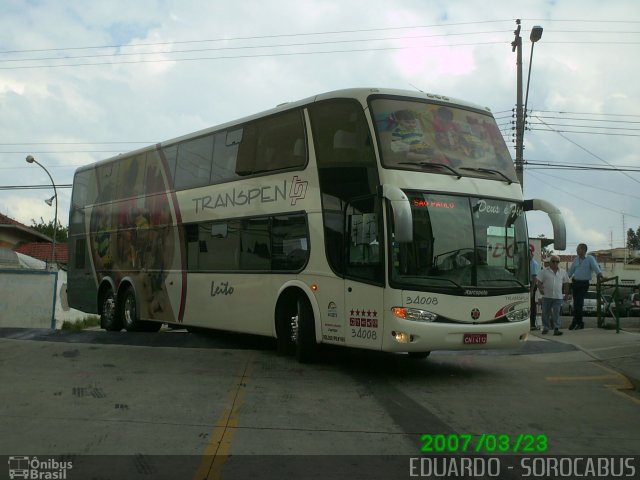 Transpen Transporte Coletivo e Encomendas 34008 na cidade de Sorocaba, São Paulo, Brasil, por EDUARDO - SOROCABUS. Número da foto: #1518616.