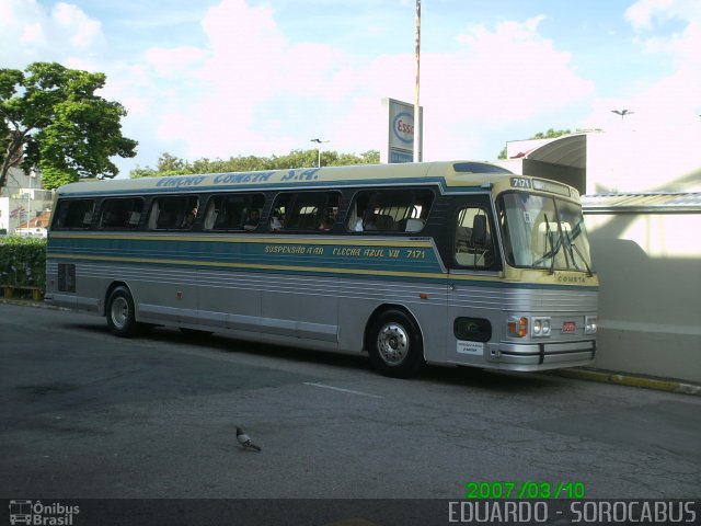 Viação Cometa 7171 na cidade de Sorocaba, São Paulo, Brasil, por EDUARDO - SOROCABUS. ID da foto: 1518630.