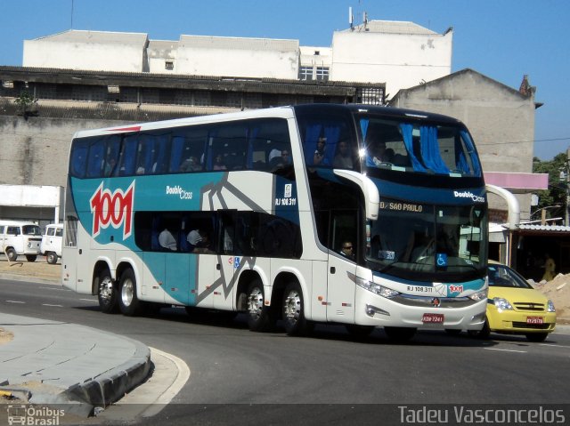 Auto Viação 1001 RJ 108.311 na cidade de Rio de Janeiro, Rio de Janeiro, Brasil, por Tadeu Vasconcelos. Número da foto: #1517893.