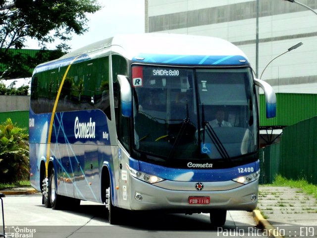 Viação Cometa 12400 na cidade de São Paulo, São Paulo, Brasil, por Paulo Ricardo. Número da foto: #1520670.