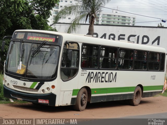 Viação Nossa Senhora Aparecida 1120 na cidade de Imperatriz, Maranhão, Brasil, por João Victor. Número da foto: #1520362.
