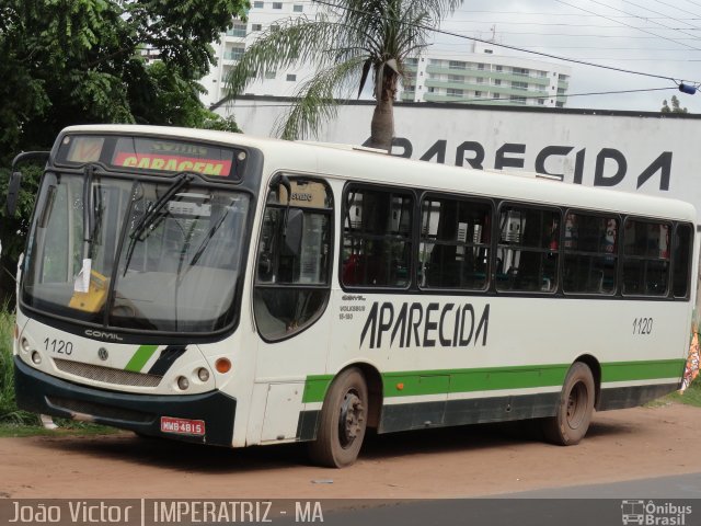 Viação Nossa Senhora Aparecida 1120 na cidade de Imperatriz, Maranhão, Brasil, por João Victor. ID da foto: 1520362.