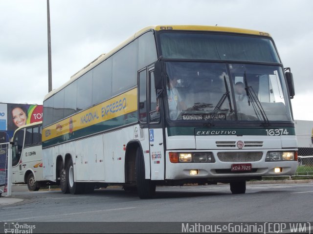 Nacional Expresso 16374 na cidade de Goiânia, Goiás, Brasil, por Vicente Pinto Moreira. Número da foto: #1520139.