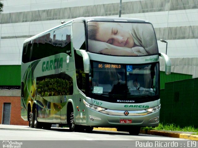 Viação Garcia 7167 na cidade de São Paulo, São Paulo, Brasil, por Paulo Ricardo. Número da foto: #1522961.