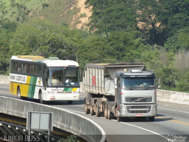 Empresa Gontijo de Transportes 10065 na cidade de Timóteo, Minas Gerais, Brasil, por JUNIOR JUNIOR. ID da foto: 1521737.