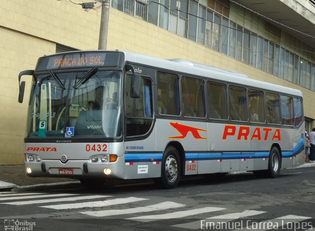 Expresso de Prata 0432 na cidade de Bauru, São Paulo, Brasil, por Emanuel Corrêa Lopes. Número da foto: #1523042.