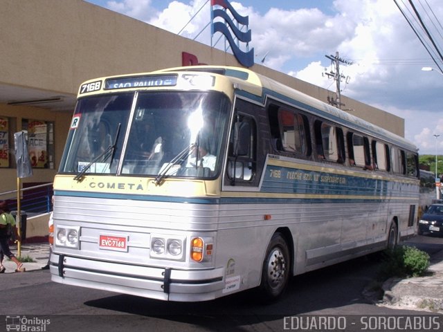 Viação Cometa 7168 na cidade de Sorocaba, São Paulo, Brasil, por EDUARDO - SOROCABUS. ID da foto: 1523123.