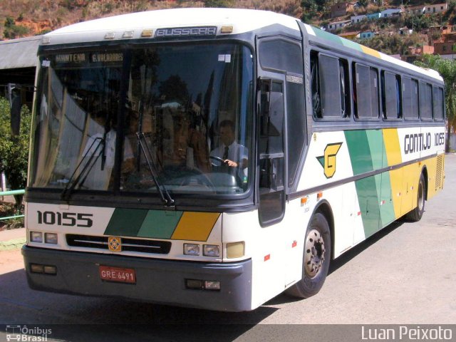 Empresa Gontijo de Transportes 10155 na cidade de Mantena, Minas Gerais, Brasil, por Luan Peixoto. ID da foto: 1522482.