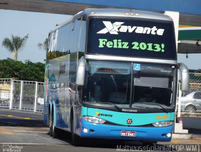 Viação Xavante 6400 na cidade de Goiânia, Goiás, Brasil, por Vicente Pinto Moreira. Número da foto: #1522370.