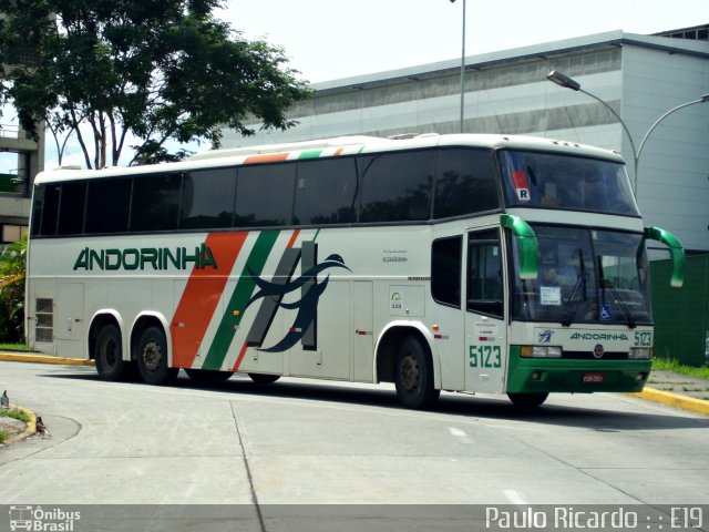 Empresa de Transportes Andorinha 5123 na cidade de São Paulo, São Paulo, Brasil, por Paulo Ricardo. ID da foto: 1522965.