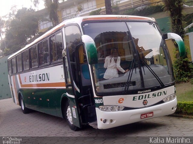 Viação Edilson 3900 na cidade de Petrópolis, Rio de Janeiro, Brasil, por Gabriel Valladares. Número da foto: #1523166.