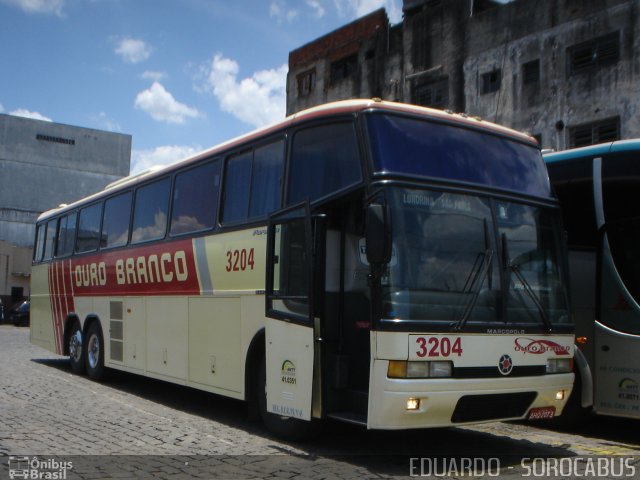 Viação Ouro Branco 3204 na cidade de São Paulo, São Paulo, Brasil, por EDUARDO - SOROCABUS. Número da foto: #1523165.
