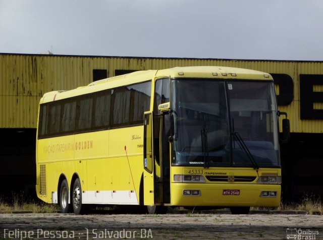 Viação Itapemirim 45333 na cidade de Salvador, Bahia, Brasil, por Felipe Pessoa de Albuquerque. Número da foto: #1522792.