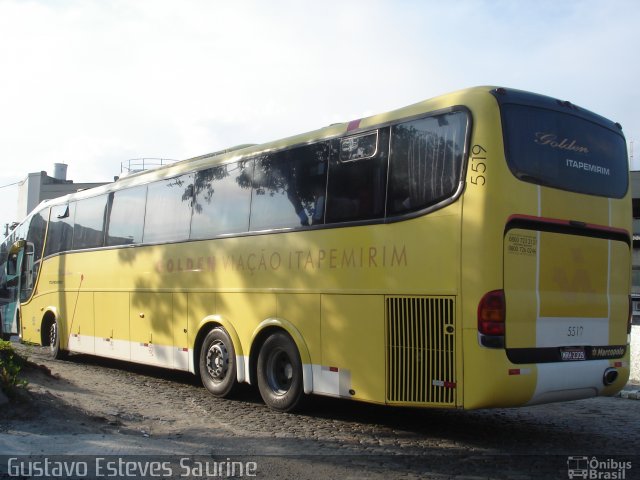 Viação Itapemirim 5519 na cidade de Rio de Janeiro, Rio de Janeiro, Brasil, por Gustavo Esteves Saurine. Número da foto: #1523518.