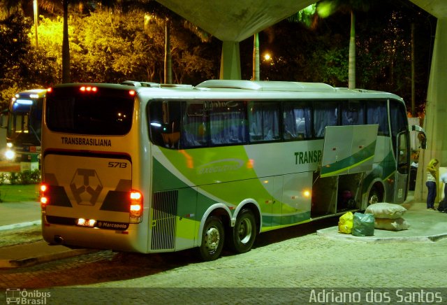 Transbrasiliana Transportes e Turismo 5713 na cidade de Fortaleza, Ceará, Brasil, por Adriano dos Santos. Número da foto: #1521905.