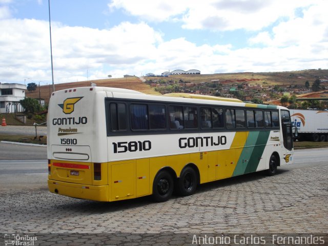 Empresa Gontijo de Transportes 15810 na cidade de João Monlevade, Minas Gerais, Brasil, por Antonio Carlos Fernandes. ID da foto: 1523911.