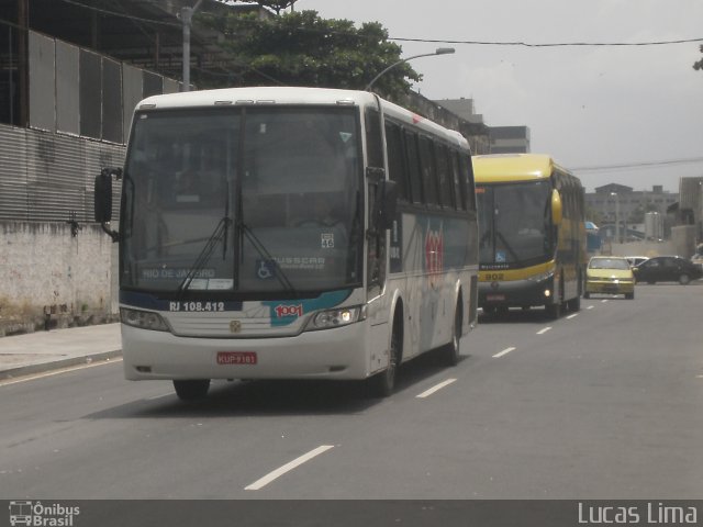 Auto Viação 1001 RJ 108.412 na cidade de Rio de Janeiro, Rio de Janeiro, Brasil, por Lucas Lima. Número da foto: #1524424.