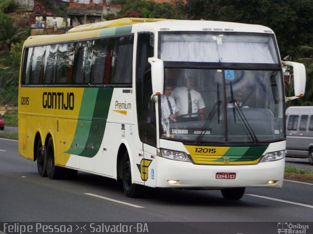 Empresa Gontijo de Transportes 12015 na cidade de Salvador, Bahia, Brasil, por Felipe Pessoa de Albuquerque. Número da foto: #1525134.