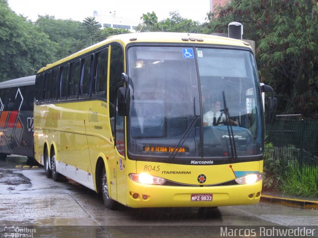 Viação Itapemirim 8045 na cidade de São Paulo, São Paulo, Brasil, por Marcos Rohwedder. ID da foto: 1523769.