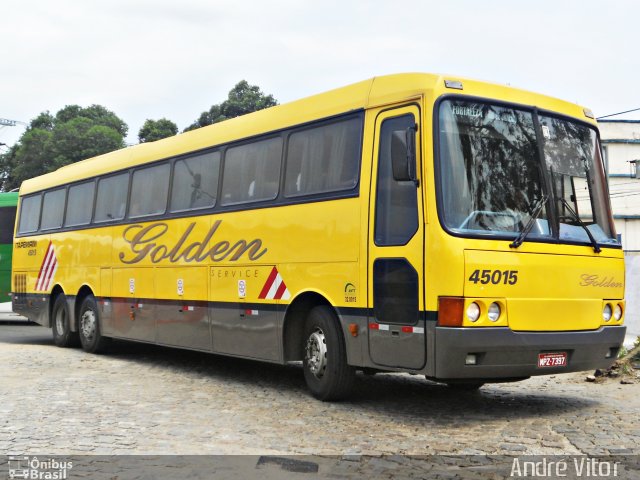 Viação Itapemirim 45015 na cidade de Rio de Janeiro, Rio de Janeiro, Brasil, por André Vitor  Silva dos Santos. Número da foto: #1524630.