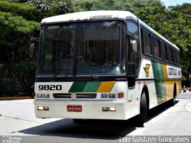 Empresa Gontijo de Transportes 9820 na cidade de São Paulo, São Paulo, Brasil, por Luiz Gustavo Goncalves. ID da foto: 1525403.