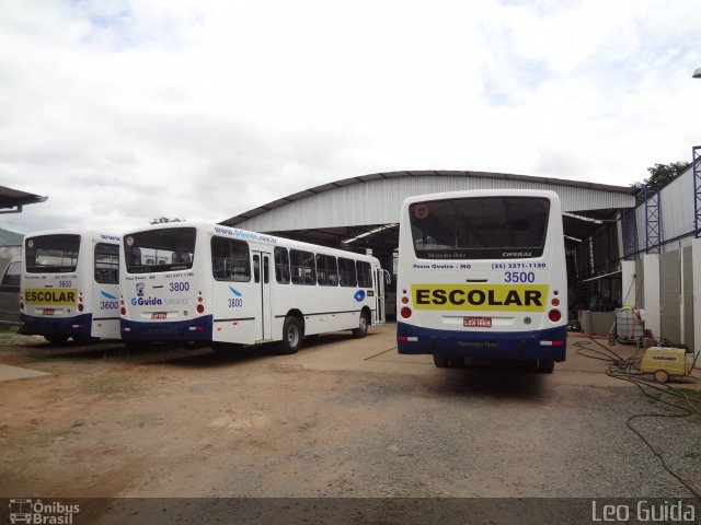 GGuida - Graça e Guida Transportes e Turismo 3500 na cidade de Passa Quatro, Minas Gerais, Brasil, por Caio Trés. Número da foto: #1524532.