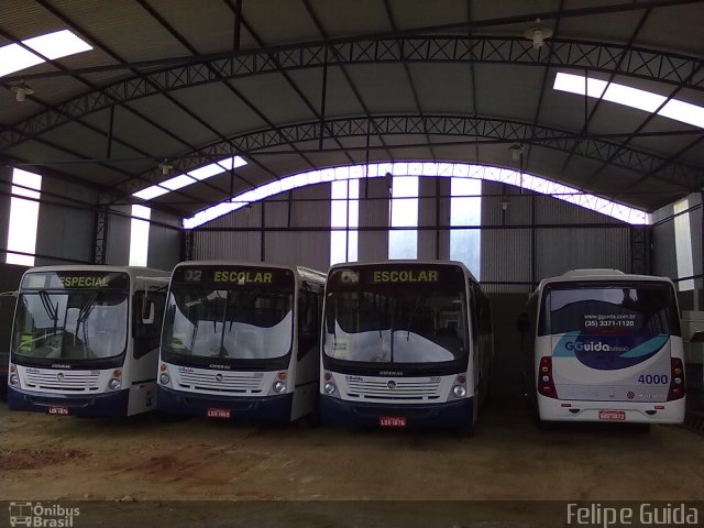 GGuida - Graça e Guida Transportes e Turismo 3500 na cidade de Passa Quatro, Minas Gerais, Brasil, por Caio Trés. Número da foto: #1524551.