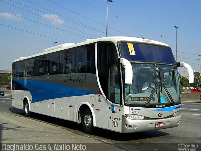 Auto Viação Bragança 6009 na cidade de São Paulo, São Paulo, Brasil, por Reginaldo Gas. Número da foto: #2085367.