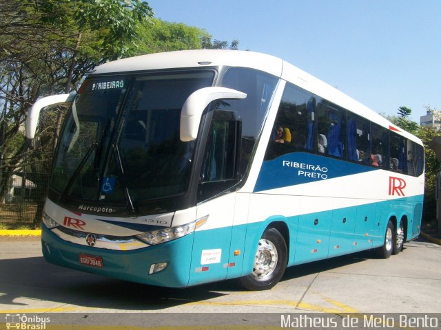 Rápido Ribeirão Preto 3310 na cidade de São Paulo, São Paulo, Brasil, por Matheus de Melo Bento. Número da foto: #2084011.