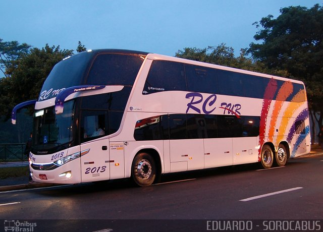 RC Tur Transportes e Turismo 2013 na cidade de Sorocaba, São Paulo, Brasil, por EDUARDO - SOROCABUS. Número da foto: #2083843.