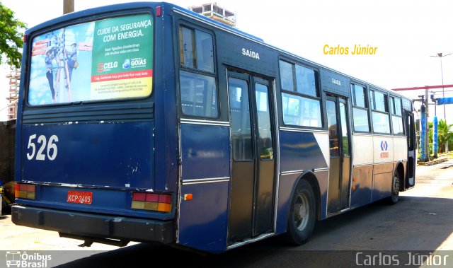 Metrobus 526 na cidade de Goiânia, Goiás, Brasil, por Carlos Júnior. ID da foto: 2085095.