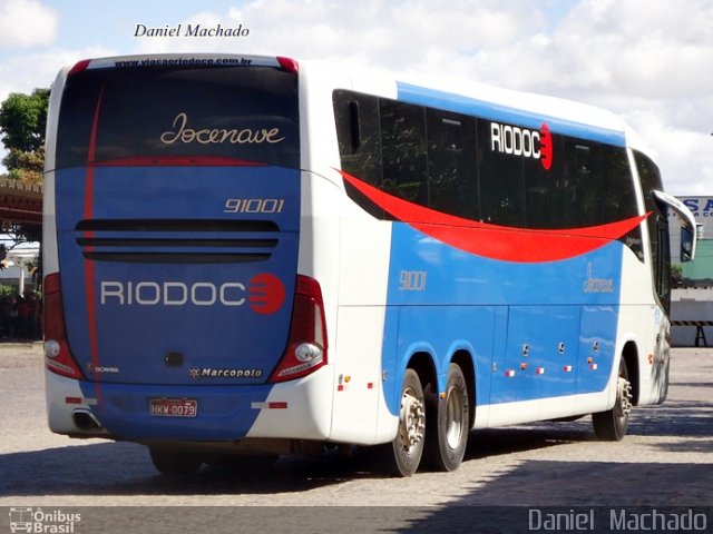 Viação Riodoce 91001 na cidade de Vitória da Conquista, Bahia, Brasil, por Daniel  Machado. Número da foto: #2085323.
