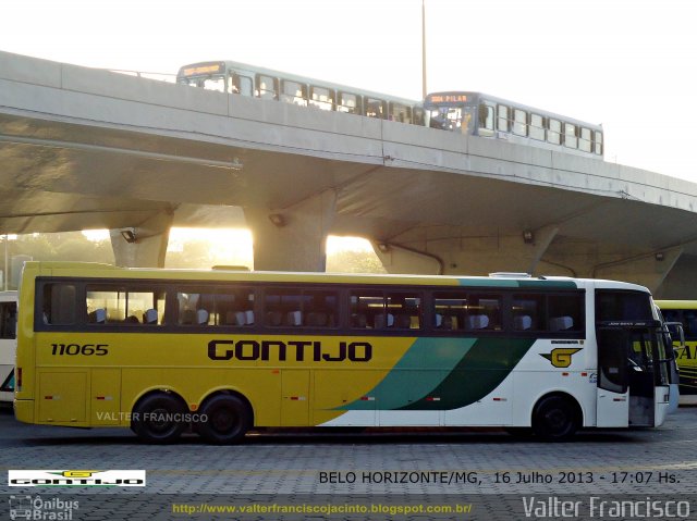 Empresa Gontijo de Transportes 11065 na cidade de Belo Horizonte, Minas Gerais, Brasil, por Valter Francisco. ID da foto: 2084565.