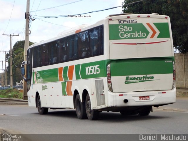 Cia. São Geraldo de Viação 10505 na cidade de Vitória da Conquista, Bahia, Brasil, por Daniel  Machado. Número da foto: #2085397.