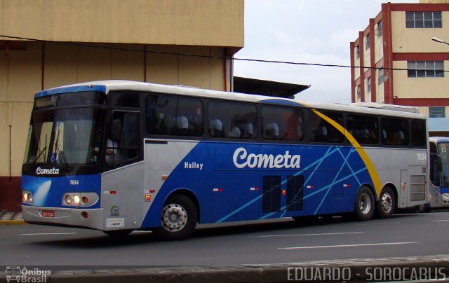 Viação Cometa 7634 na cidade de Sorocaba, São Paulo, Brasil, por EDUARDO - SOROCABUS. Número da foto: #2084672.