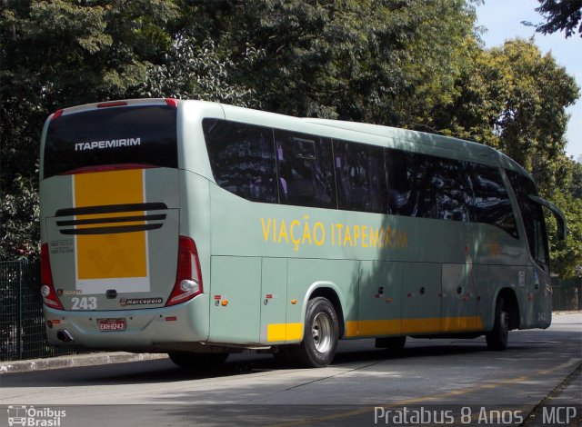 Viação Itapemirim 243 na cidade de São Paulo, São Paulo, Brasil, por Cristiano Soares da Silva. ID da foto: 2103173.