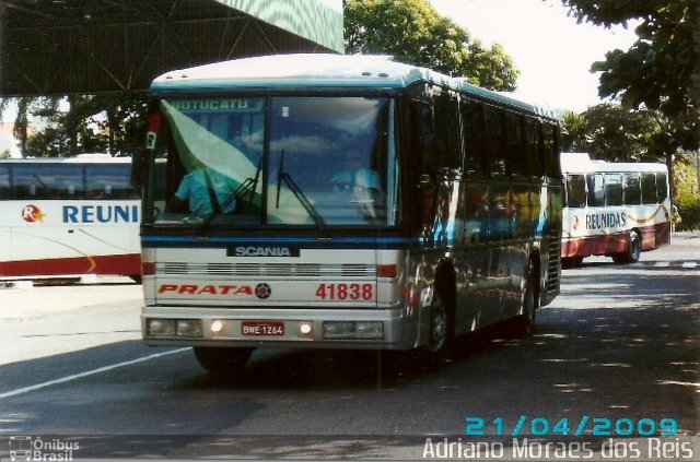 Expresso de Prata 41838 na cidade de Bauru, São Paulo, Brasil, por Adriano Moraes dos Reis. Número da foto: #2102693.
