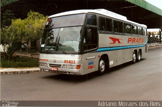 Expresso de Prata 85403 na cidade de Bauru, São Paulo, Brasil, por Adriano Moraes dos Reis. Número da foto: #2102725.