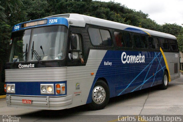Viação Cometa 7276 na cidade de São Paulo, São Paulo, Brasil, por Carlos Eduardo Lopes. Número da foto: #2104159.