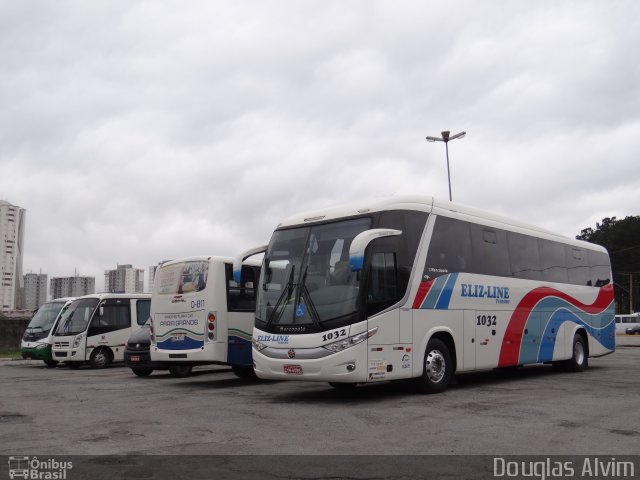 Eliz-Line Transporte e Turismo 1032 na cidade de Mogi das Cruzes, São Paulo, Brasil, por Douglas Alvim. Número da foto: #2104017.