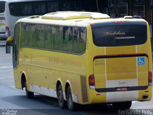 Viação Itapemirim 5069 na cidade de Ribeirão Preto, São Paulo, Brasil, por Fernando Reis. Número da foto: #2103857.